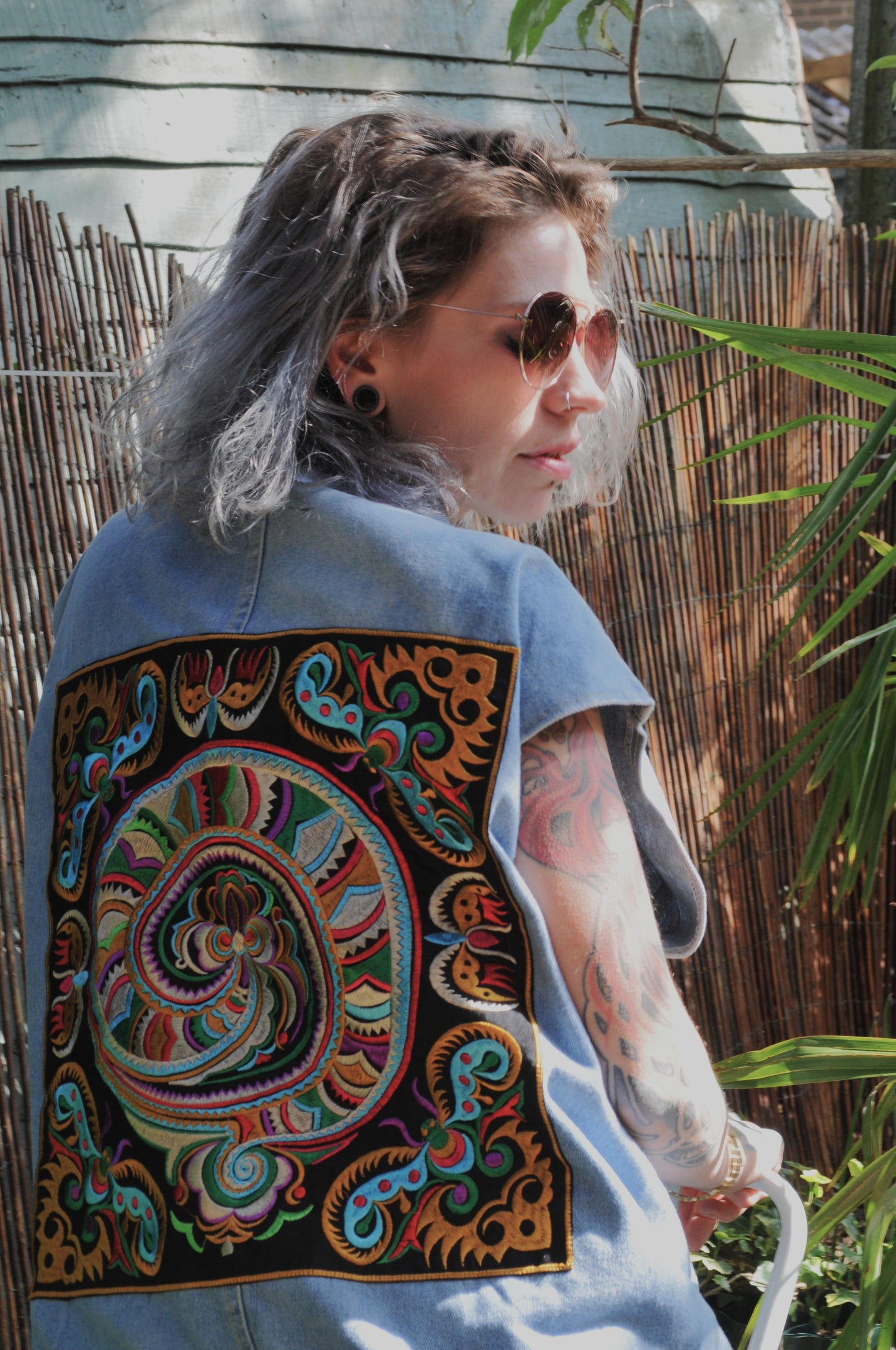 Sleeveless Denim Jacket