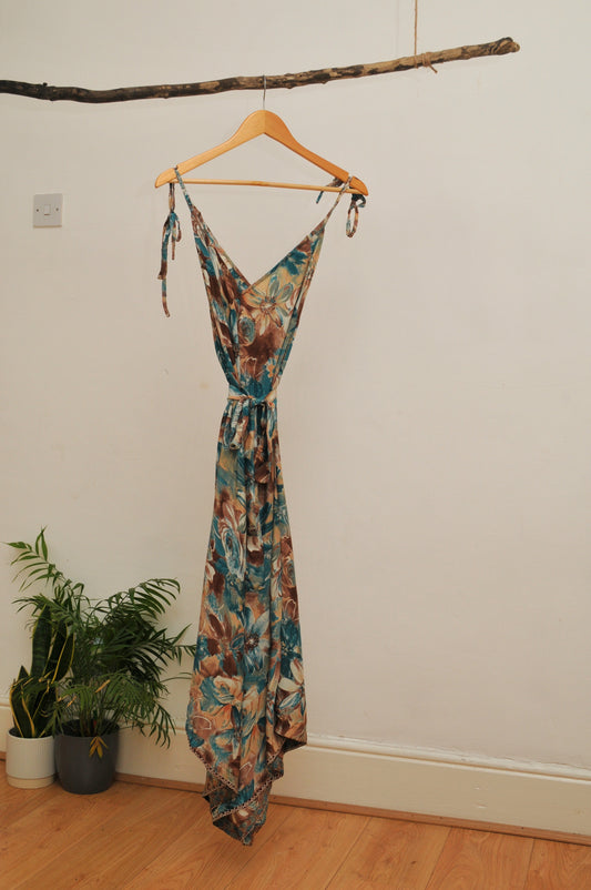 Sitara Sari Jumpsuit - Floral
