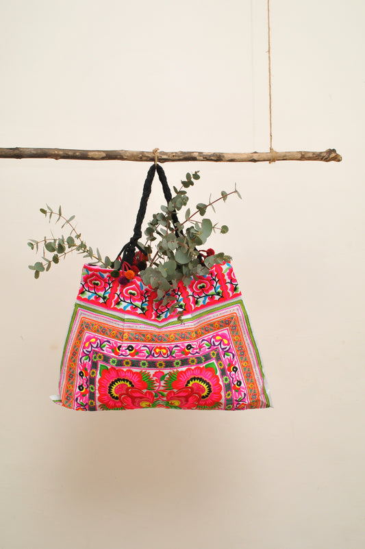 Embroidered Tote Bag