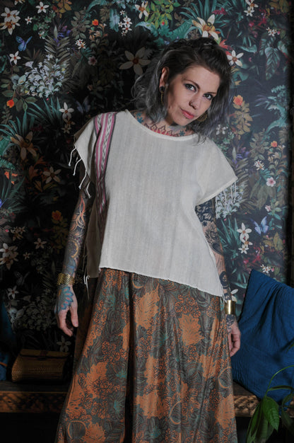 Sitara Sari Jumpsuit - Paisley