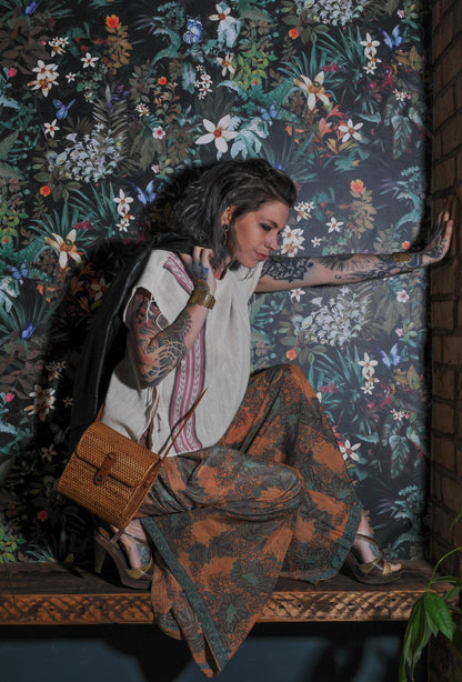 Sitara Sari Jumpsuit - Paisley