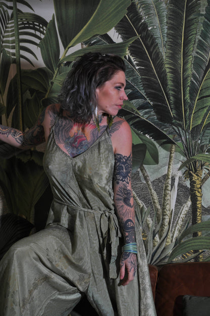 Sitara Sari Jumpsuit - Green