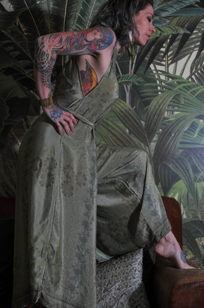 Sitara Sari Jumpsuit - Green