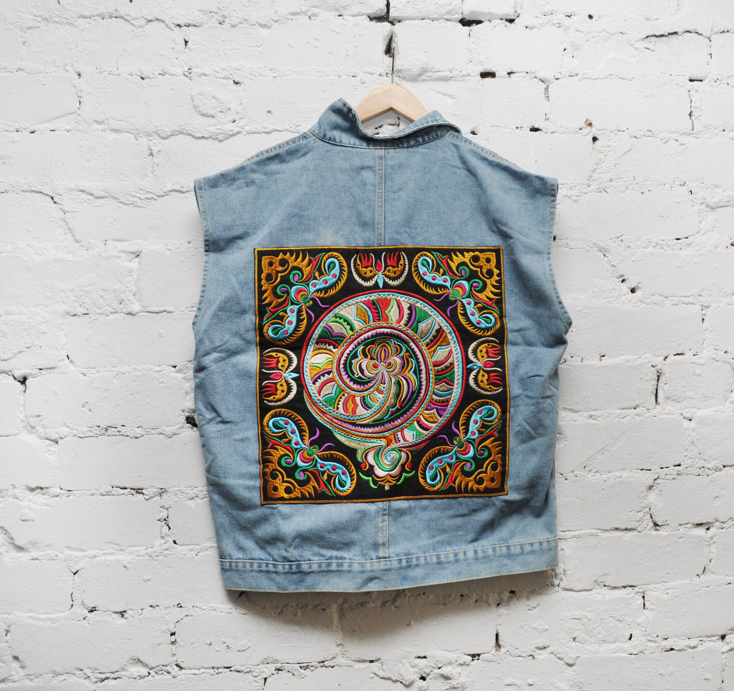 Sleeveless Denim Jacket